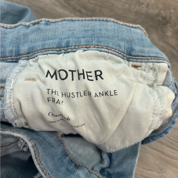 MOTHER jeans The Hustler Ankle Fray in Crossroads size 29 - Picture 2 of 7